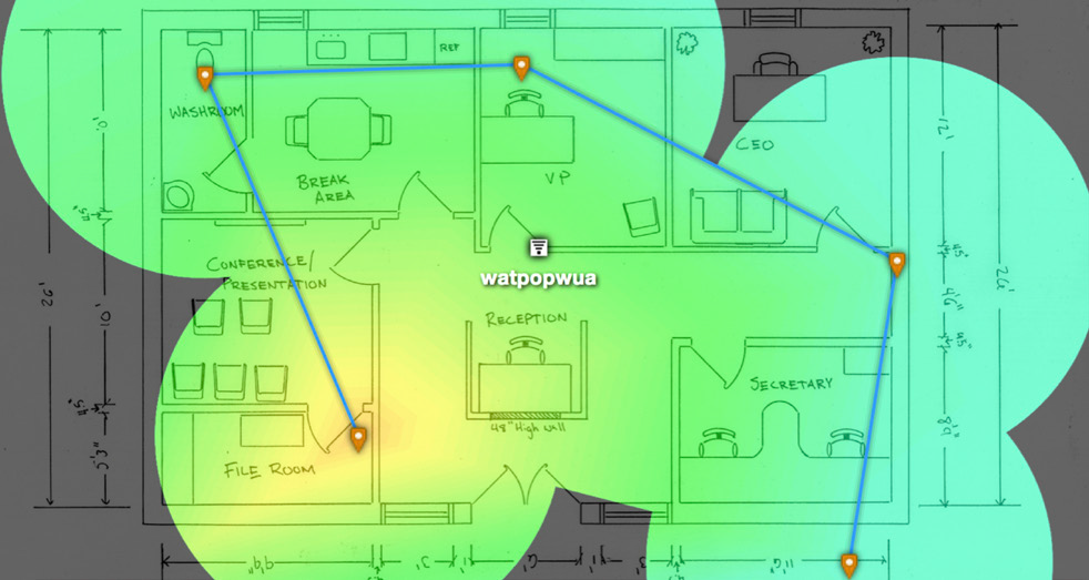<p><strong>Determine existing wireless landscape</strong></p><ul><li><p>Sample the existing wireless spectrum</p></li></ul><p><strong>Identify existing access points</strong></p><ul><li><p>You may not control all of them</p></li></ul><p><strong>Work around existing frequencies</strong></p><ul><li><p>Layout and plan for interference</p></li></ul><p><strong>Plan for ongoing site surveys</strong></p><ul><li><p>Things will certainly change</p></li></ul><p><strong>Heat maps - Identify wireless signal strengths</strong></p>