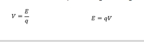 <ul><li><p class="Paragraph WhiteSpaceCollapse SCXP40366259 BCX8" style="text-align: left;"><span style="line-height: 0px;"><span>Charges have an electric field around them which can generate a force – like other fields in physics e.g. magnetic, gravitational​</span></span></p></li><li><p class="Paragraph WhiteSpaceCollapse SCXP40366259 BCX8" style="text-align: left;"><span style="line-height: 0px;"><span>Fields have potentials which for an electric field is just the energy,E, stored in the field divided by the charge moving in it​</span></span></p></li></ul><p></p>