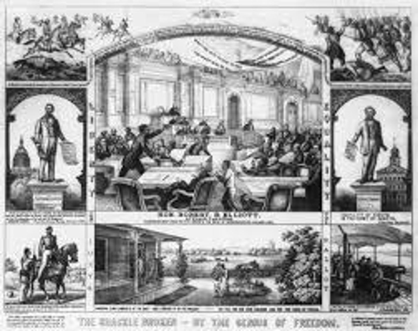 <p>Gave blacks the privilege of American citizenship and denied states' the right to restrict blacks of their property, testify in court, and make contracts for their labor. Johnson vetoed this, but Congress voted to override the veto.</p>