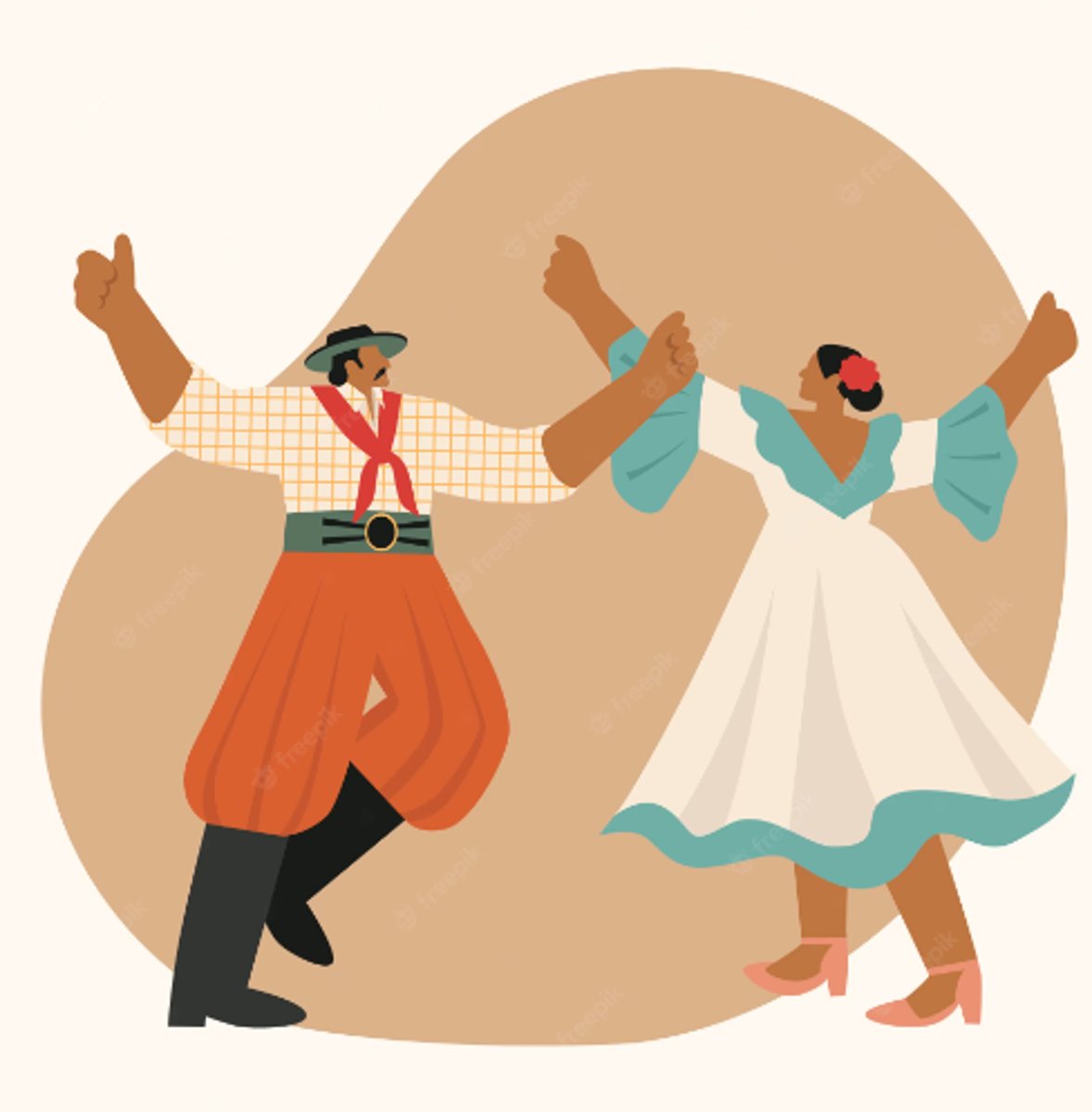 <p>es la característica de las artesanías, música y danzas tradicionales de una cultura.</p>