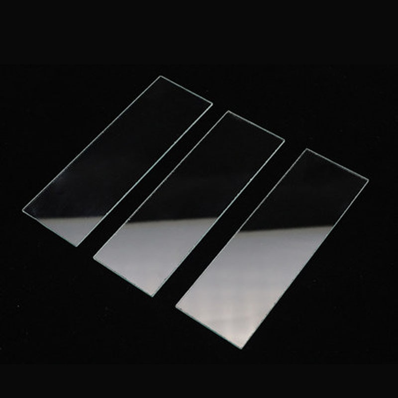<p>Appearance - Rectangle thin flat glass</p><p>Uses - to hold objects or view samples for examination under a microscope</p>