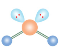 <p>m: bent e: tetrahedral</p>