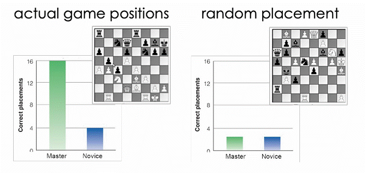 <p>someone knowledgeable or skilled in a particular</p><p>• experts solve problems in their field more quickly and more often than beginners</p><p>• experts possess more knowledge about their field (however the same level of knowledge for outside field like normal ppl) LOOK AT PHOTO</p><p>• experts organize their knowledge differently than novices</p><p></p>