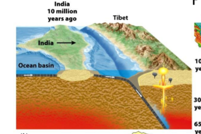 <p>continent-continent convergent boundary</p>