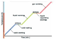 <p><strong>In a phase change diagram what do the slopes represent in terms of kinetic energy and potential energy.</strong></p>