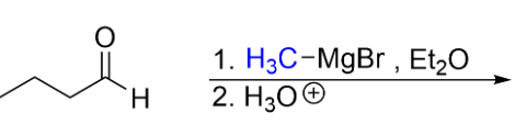 <p>Aldehyde or ketone + Grignard reagent → ?</p>