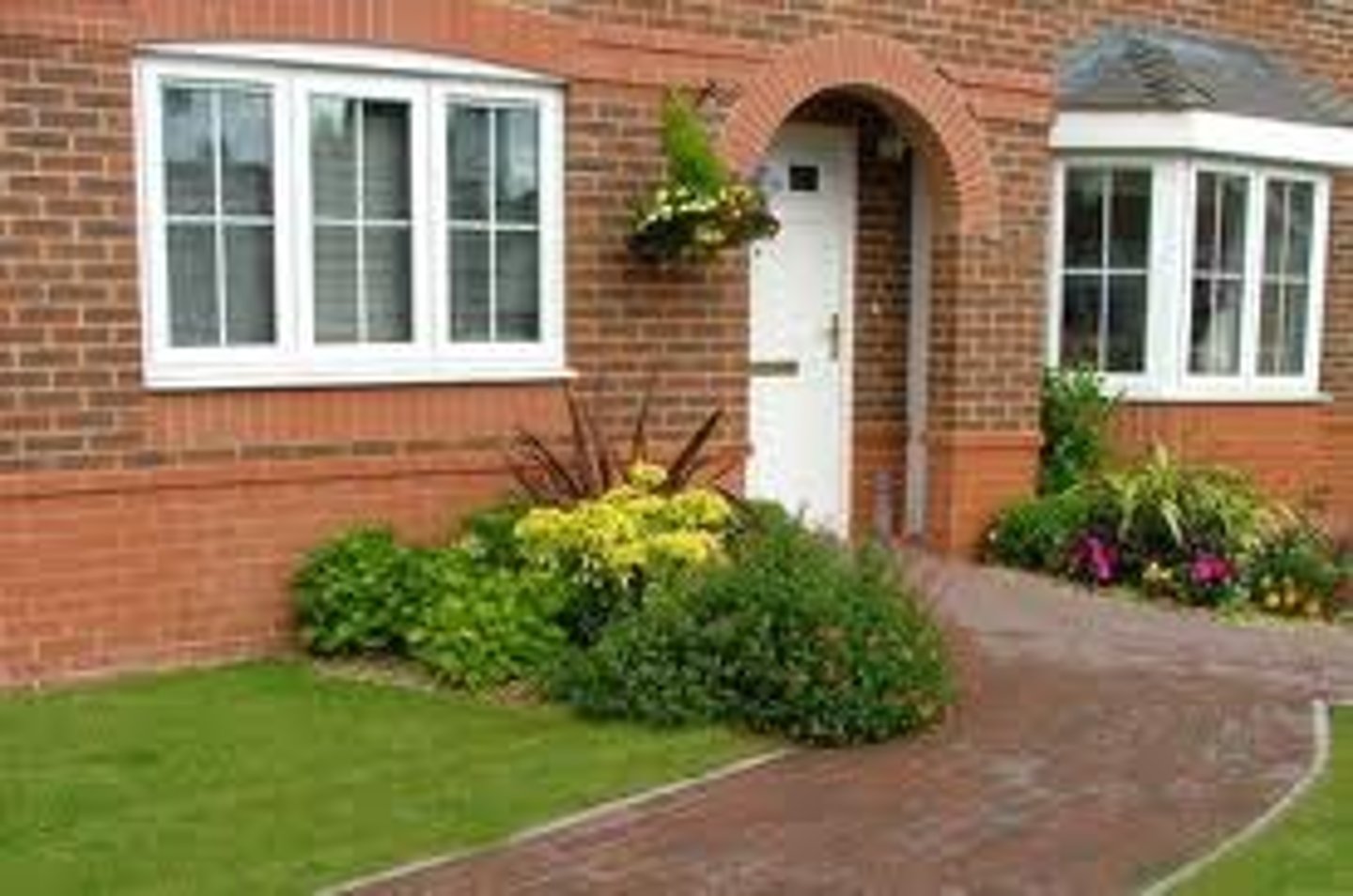 <p>The house made of brick.</p>