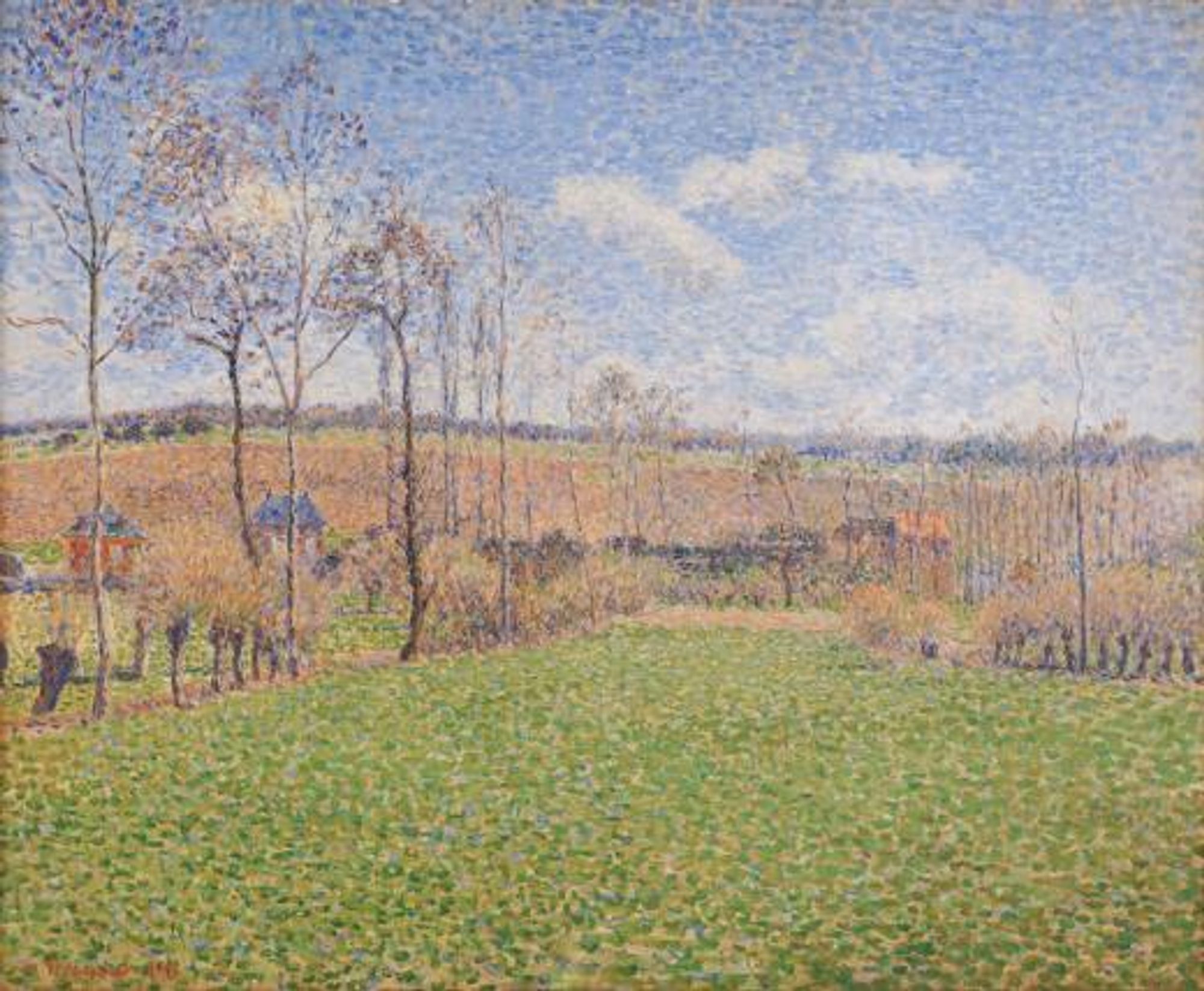 <p><em>Printemps à Eragny</em></p>