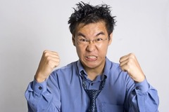 mad; angry