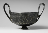 <ul><li><p>two handles show sharing and symbol of Dionysus</p></li></ul><p></p>