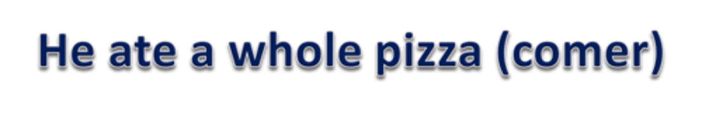 <p>You (formal) ate</p>