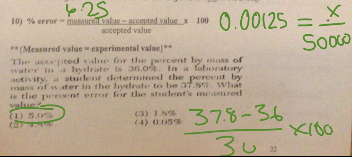 <p>Measured value= Experimental value</p>