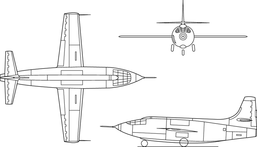 <p>First plane to fly supersonic and level</p><p>All-moving horizontal tail</p><p>Shaped after a 50 caliber bullet</p>
