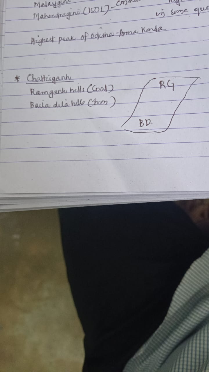 <p>Ramgarh and Baila Dila hills</p>