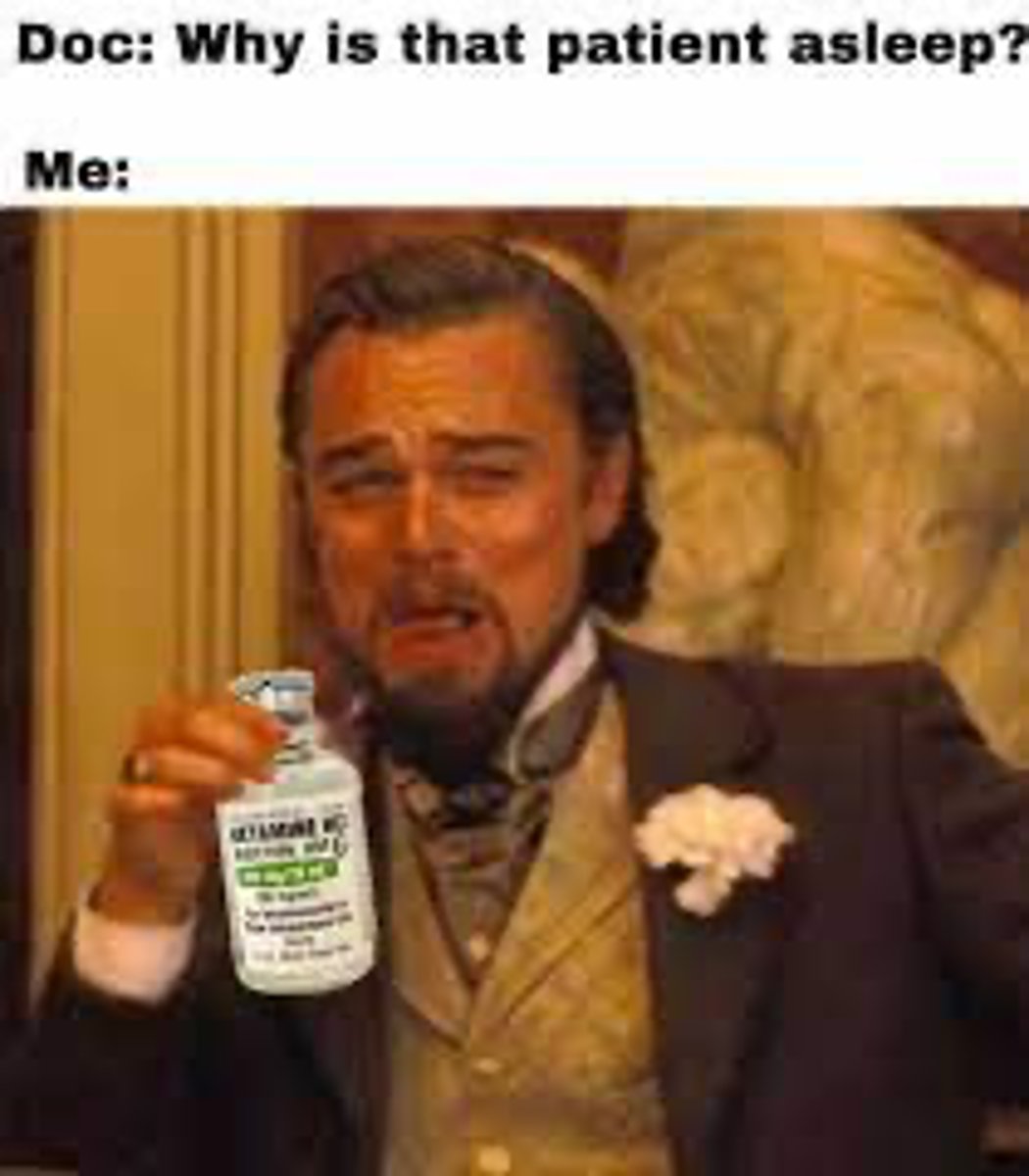 <p>- downer drug</p><p>- sedative hypnotic, dissociative anesthetic (mood changes, amnesia) => date rape drug</p><p>- higher doses: sedation, amnesia, respiratory depression</p><p>(the higher the dose the higher the sedation)</p>