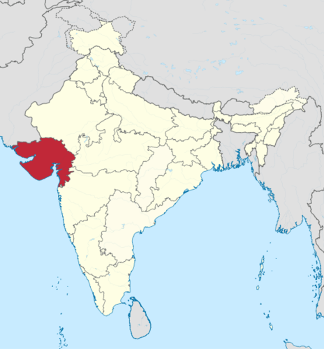 <p>Gujarat was located on India's westernmost coast and was vital in Indian Ocean trade. The Gujarati people used Islam to help facilitate trade and made many contacts throughout the Indian Ocean.</p>