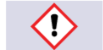 <p>using hazard symbols</p>