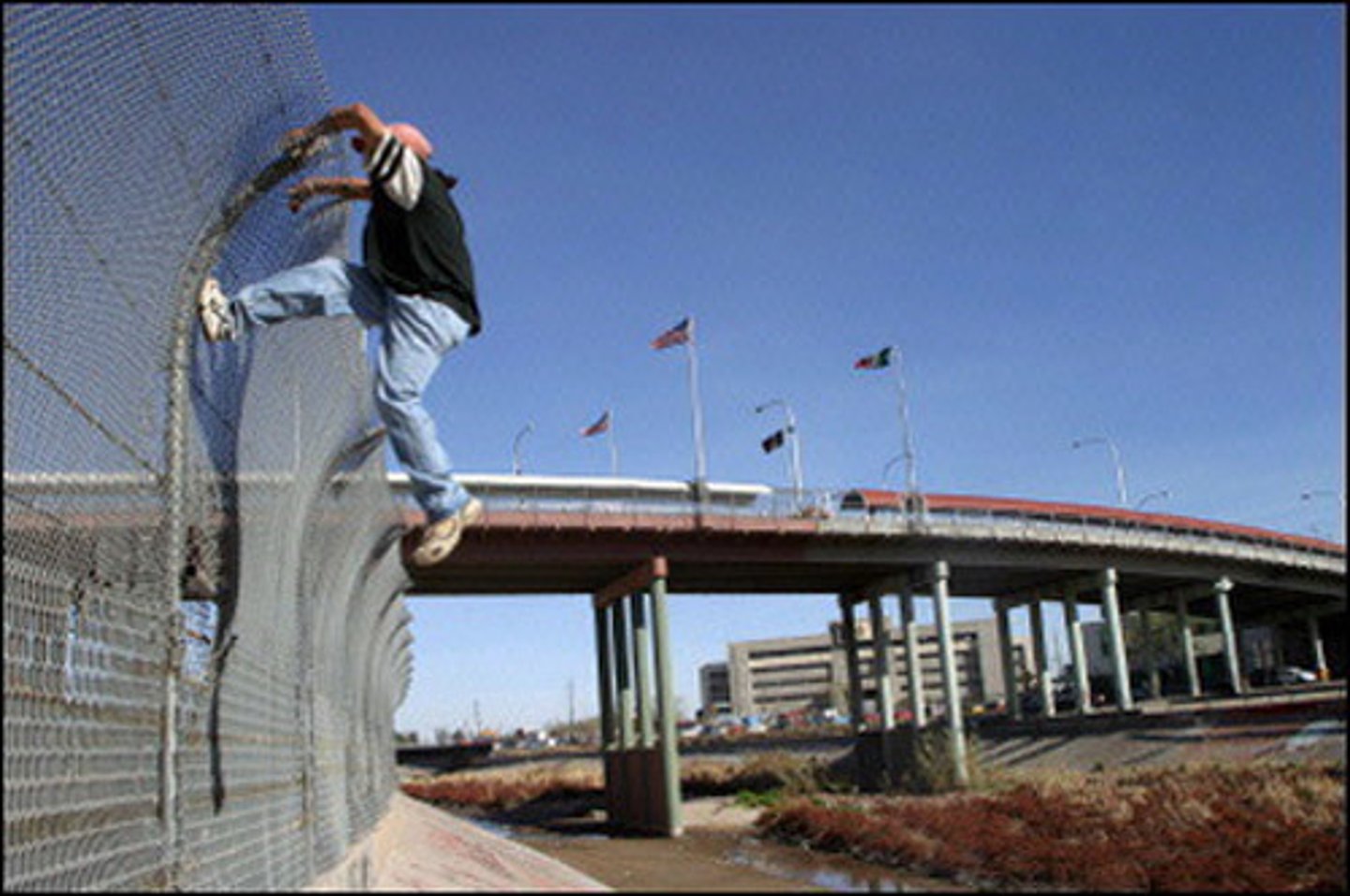 <p>the Great Wall of China, the US/Mexico border, the Berlin Wall</p>