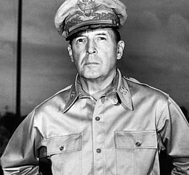 <p>(1880-1964), U.S. general. Commander of U.S. (later Allied) forces in the southwestern Pacific during World War II, he accepted Japan's surrender in 1945 and administered the ensuing Allied occupation. He was in charge of UN forces in Korea 1950-51, before being forced to relinquish command by President Truman.</p>