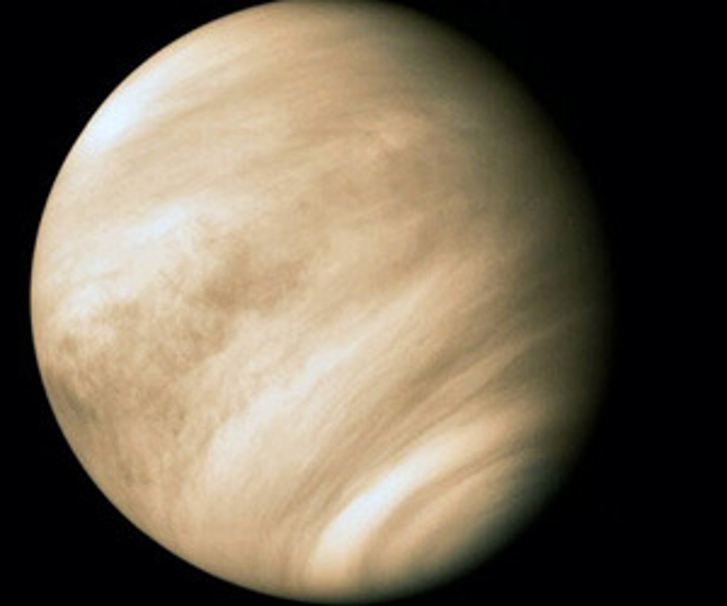 <p>rocky planet with thick layer of hot clouds</p>