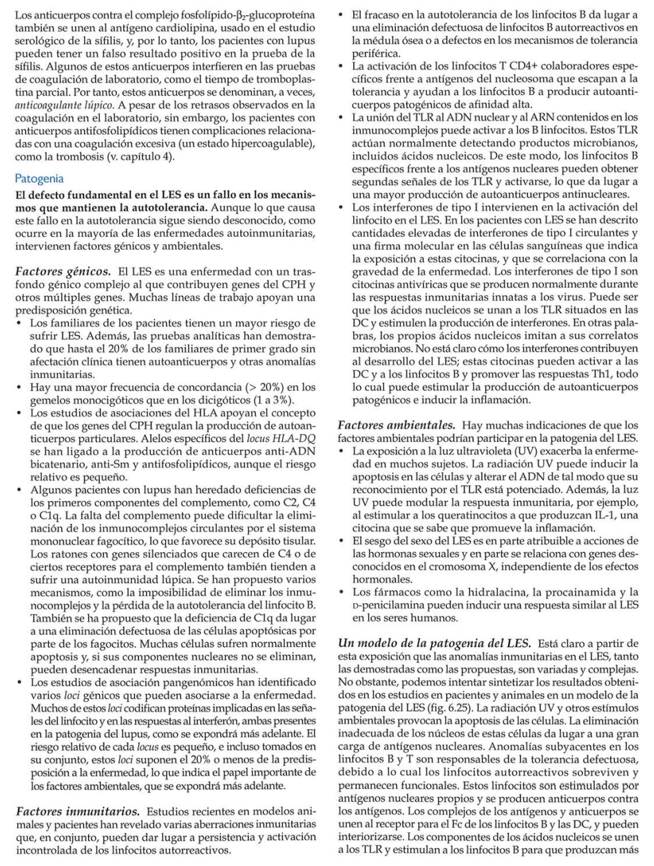 <p>incluyen predisposición genética, ser mujer, y exposición a ciertos medicamentos y virus. </p>