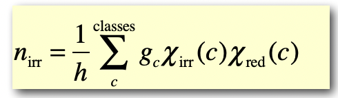 <p>what do the characters in the reduction formula represent? </p>