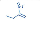 <p>Keep double bond. Add Br and H mark</p>