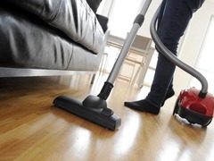 to vacuum the floor