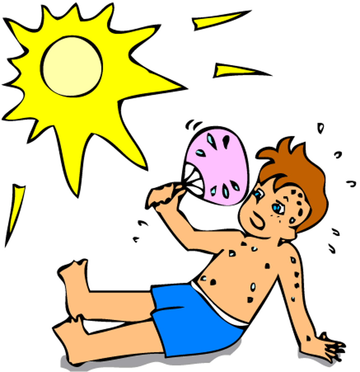 <p>It's hot</p>