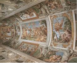 <p>A ceiling-painting technique where scenes are painted to look like <strong>framed easel paintings</strong> attached to the ceiling, rather than breaking the architectural space.</p><p></p><p><em>The Loves of the Gods</em> ceiling by <strong>Annibale Carracci</strong></p>