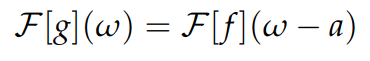 <p>g(x) = e^{iax} f(x)</p>