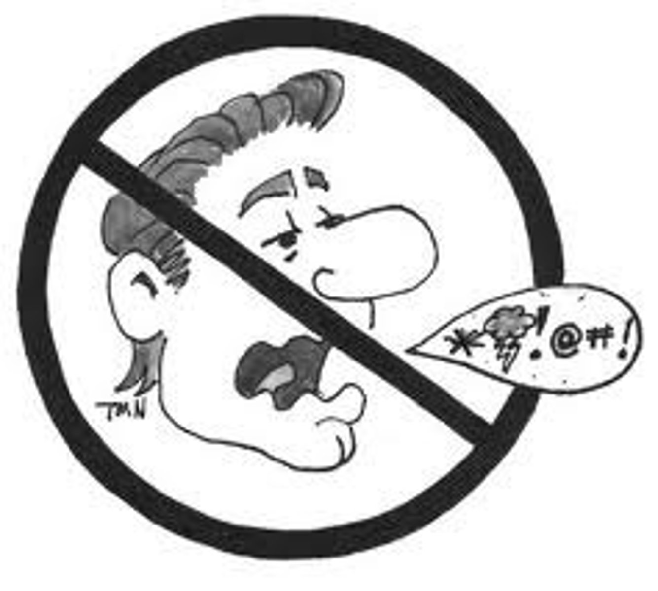 <p>Speech or material not protected due to offensive content.</p>