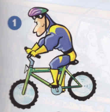 <p>ride a bike</p>