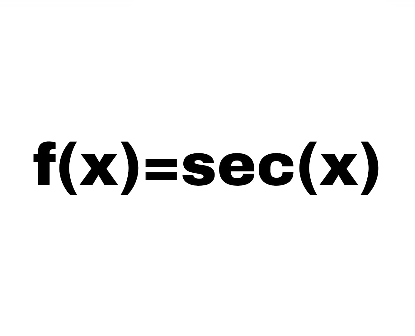 Derivada función Secante