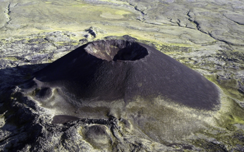 <p>Ash-cinder volcano</p>