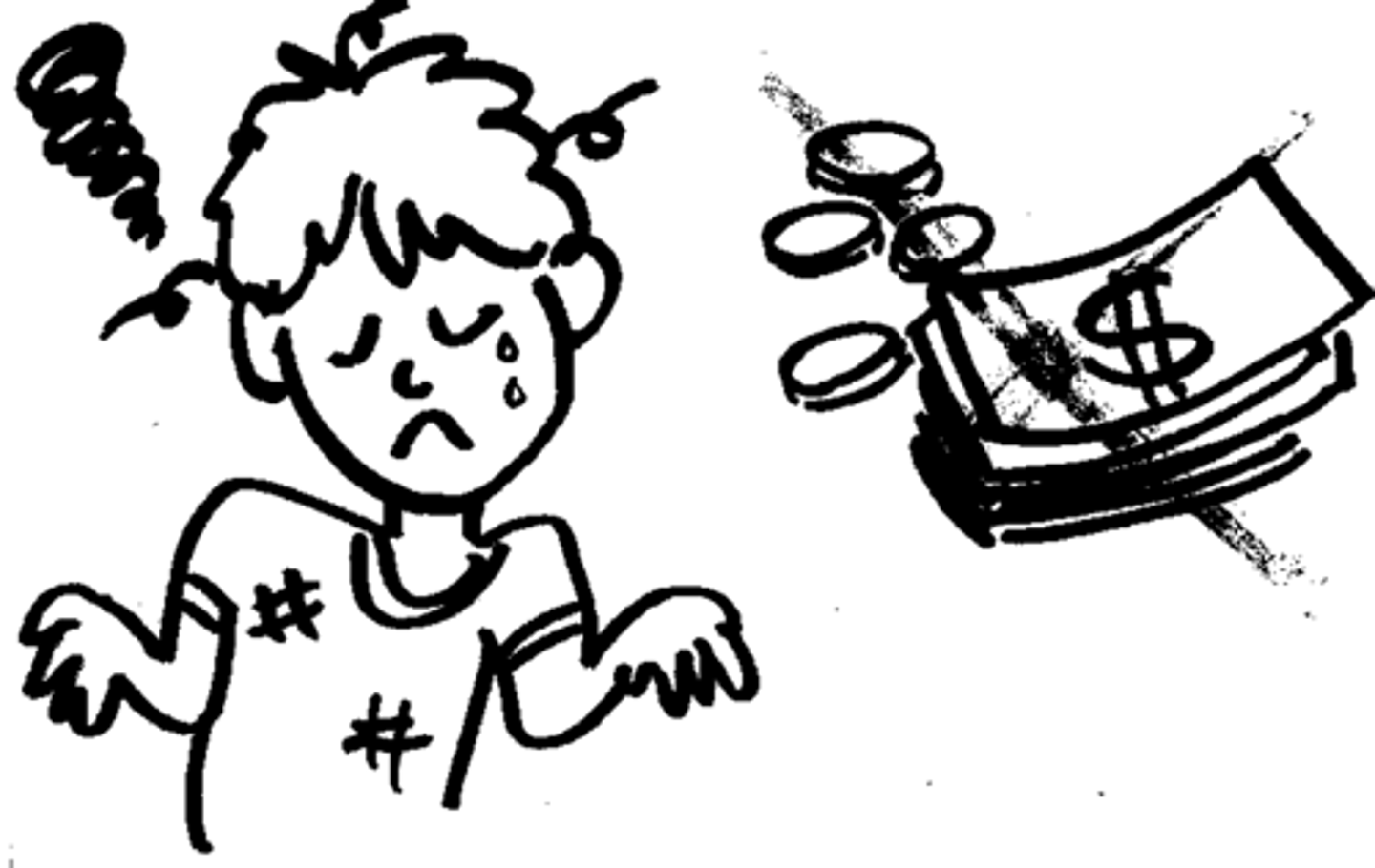 <p>destitution/poverty:</p><p>There is a reason you see someone riding a second-rate bike, and it's not indigence.</p>