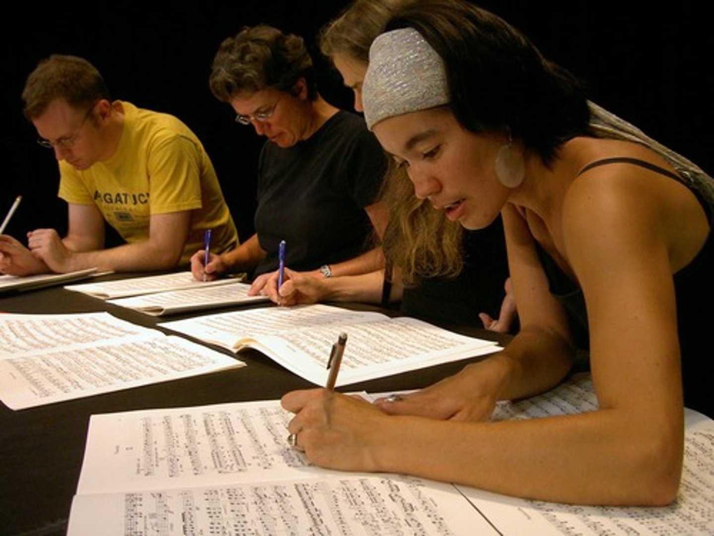 <p>we write</p>