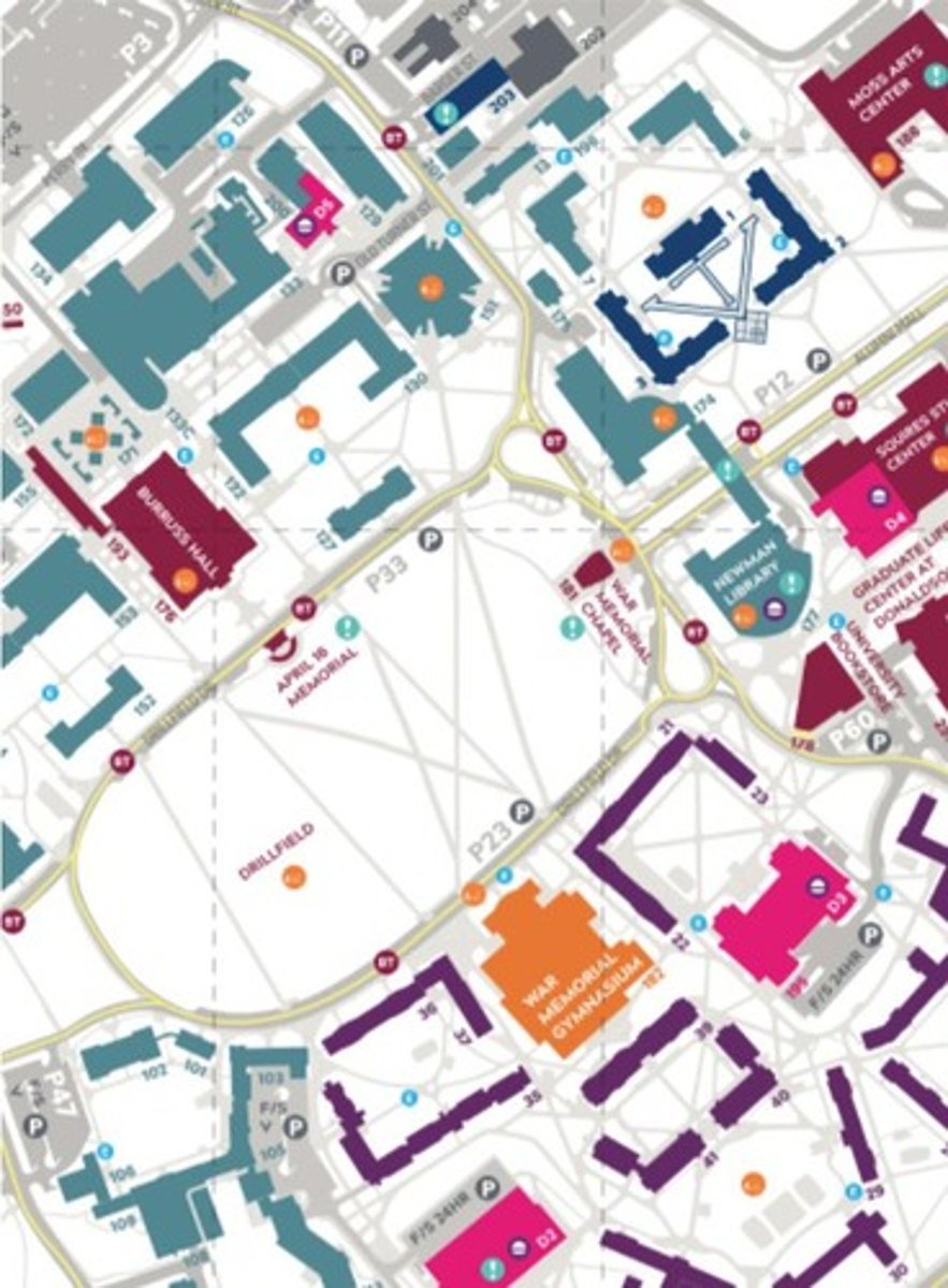 <p>Guide to navigating Virginia Tech's layout.</p>