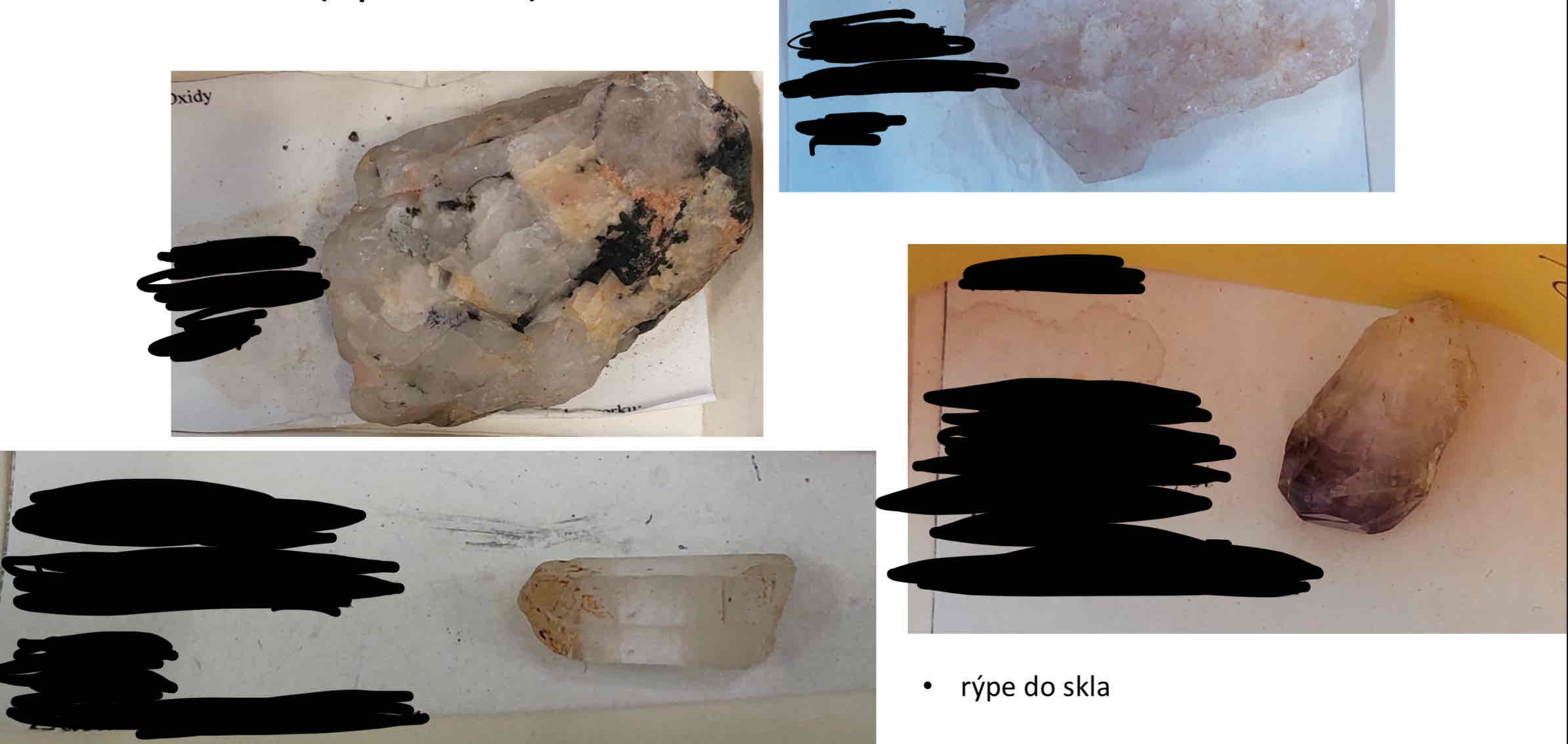<p>nápověda - rýpe do skla</p>