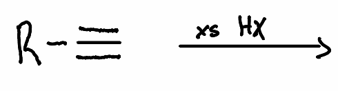 <p>What is the product of the following reaction?</p>