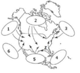 Which air masses typically bring dry air to the United States?