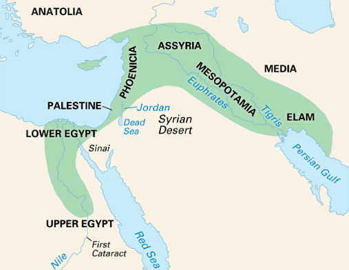 Map of Fertile Crescent