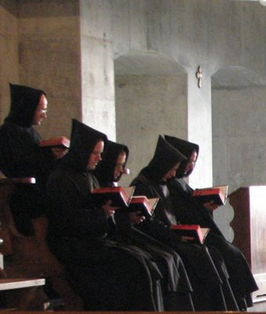 <p>a building where monks live and work</p>