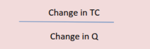 <p>(TC2-TC1)/(Q2-Q1)</p>