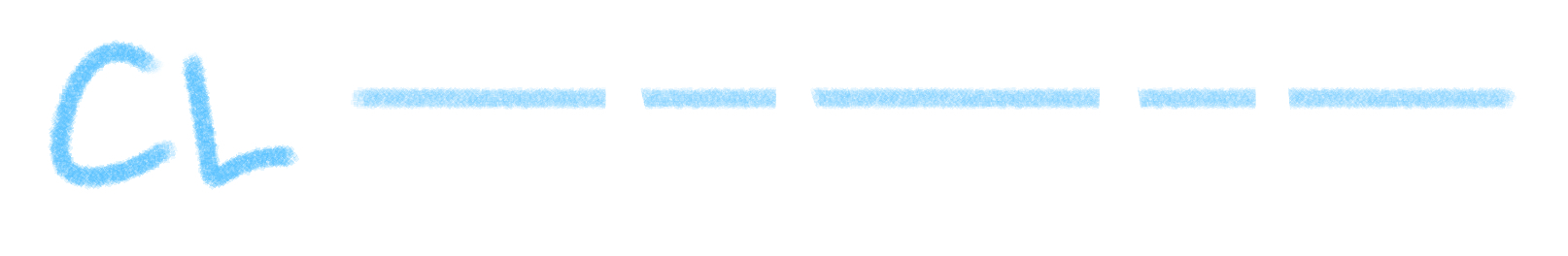 <p>medium weight lines made up of alternate long and short dashes. . . usually describe center of scenery </p>