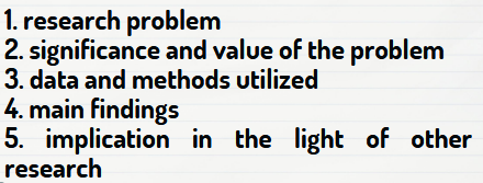 <p>The ____________ gives a synopsis of the objectives and results of the report to be described in detailed form in the body of the report.</p>