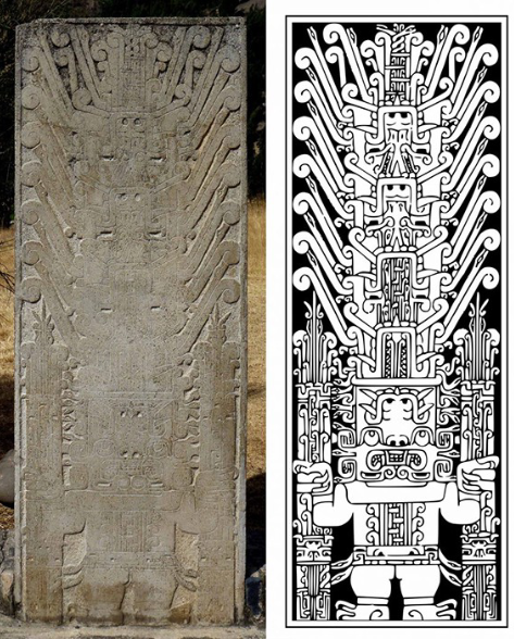 <p>2.6 Chavin de Huantar, Raimondi Stela, c. 900-500 BCE</p>