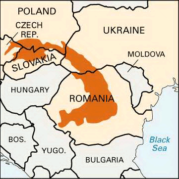 <p>Romania and Slovakia</p>