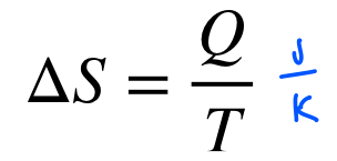 <p>a measure of how much energy is not available to do work; disorder </p><ul><li><p>higher entropy= less energy available to do work </p></li><li><p>systems naturally evolve towards higher entropy states </p></li></ul><p></p>