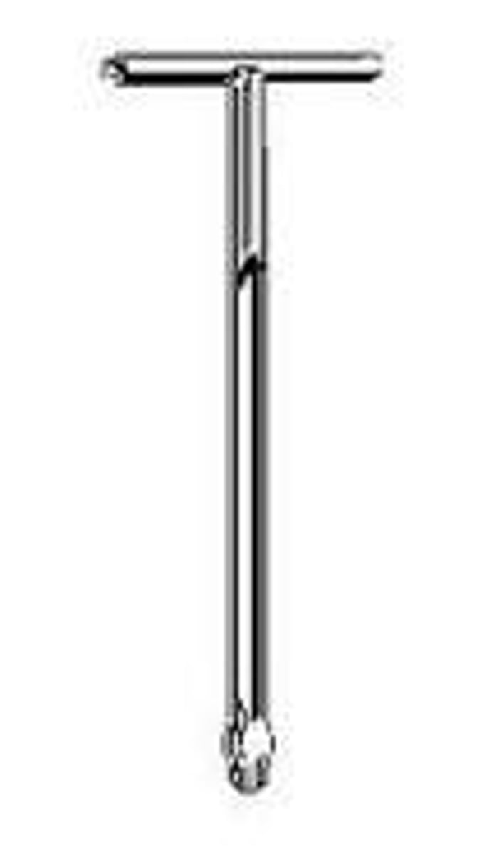 <p>a mechanical instrument which enables the operator to determine the condition of the sub-soil without core samples. A ratchet-handle torque wrench which slides up and down on the shaft is used to install or retract the probe</p>
